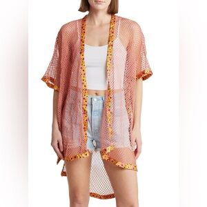 NWT Steve Madden Open Weave Topper